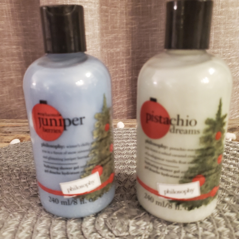 Philosophy - TWO 8 oz NEW HOLIDAY SCENTS Shower Gels